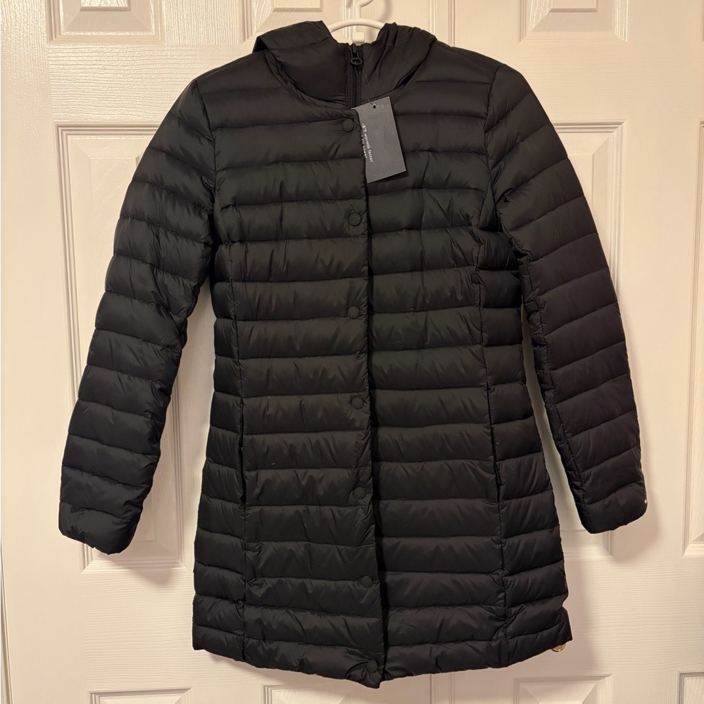 Tommy Hilfiger Burgundy Puffer Jacket (XS)